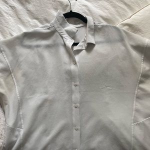 Lululemon Short Sleeve Women’s Top - White w/ Collar